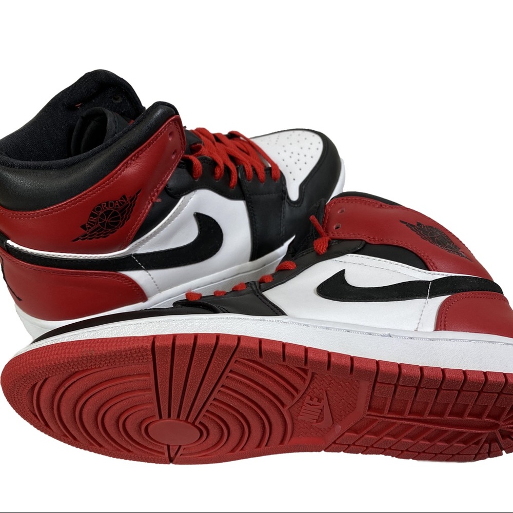 VTG Jordan OLD LOVE ❤️ Chicago AJ1 Basketball Sneakers - Picture 3 of 10